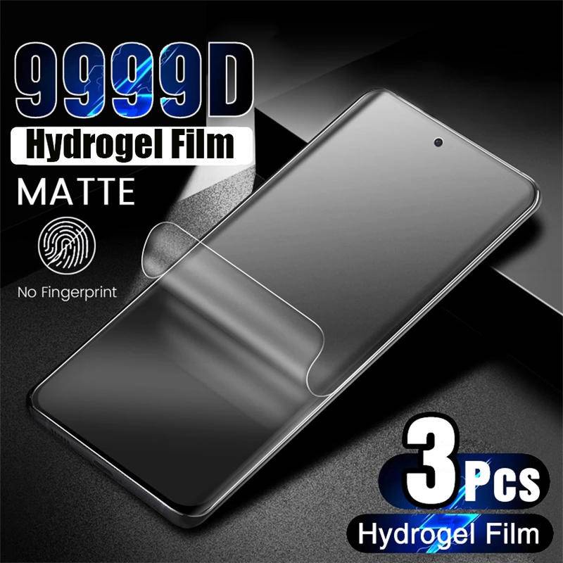 3pcs Film Hidrogel Matte Penutup Penuh Untuk Redmi Note10 10S 10T 11 11E 11R 11S 11T 12 12S Pelindung Layar Untuk Redmi Note10 Max 11T Pro plus 11 11E Pro 10 Lite