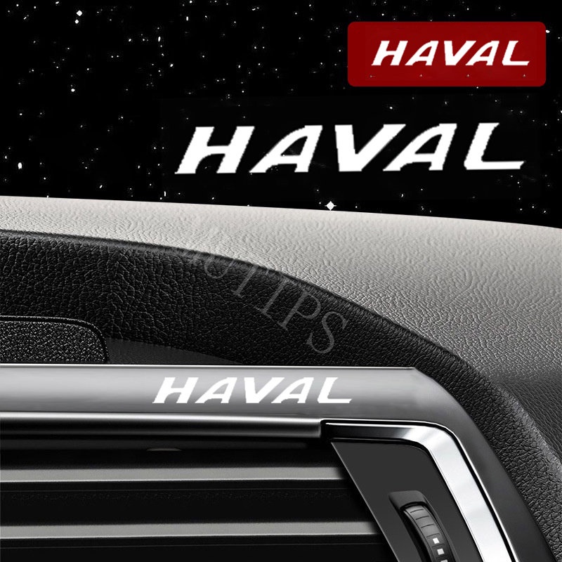 Haval Logo Mobil Stiker Logam 3D Kreatif Dekorasi Mobil Jendela Pintu Interior Lencana Untuk H1 2022 2023 H5 H6 Jolion H2 H2s M4 H9