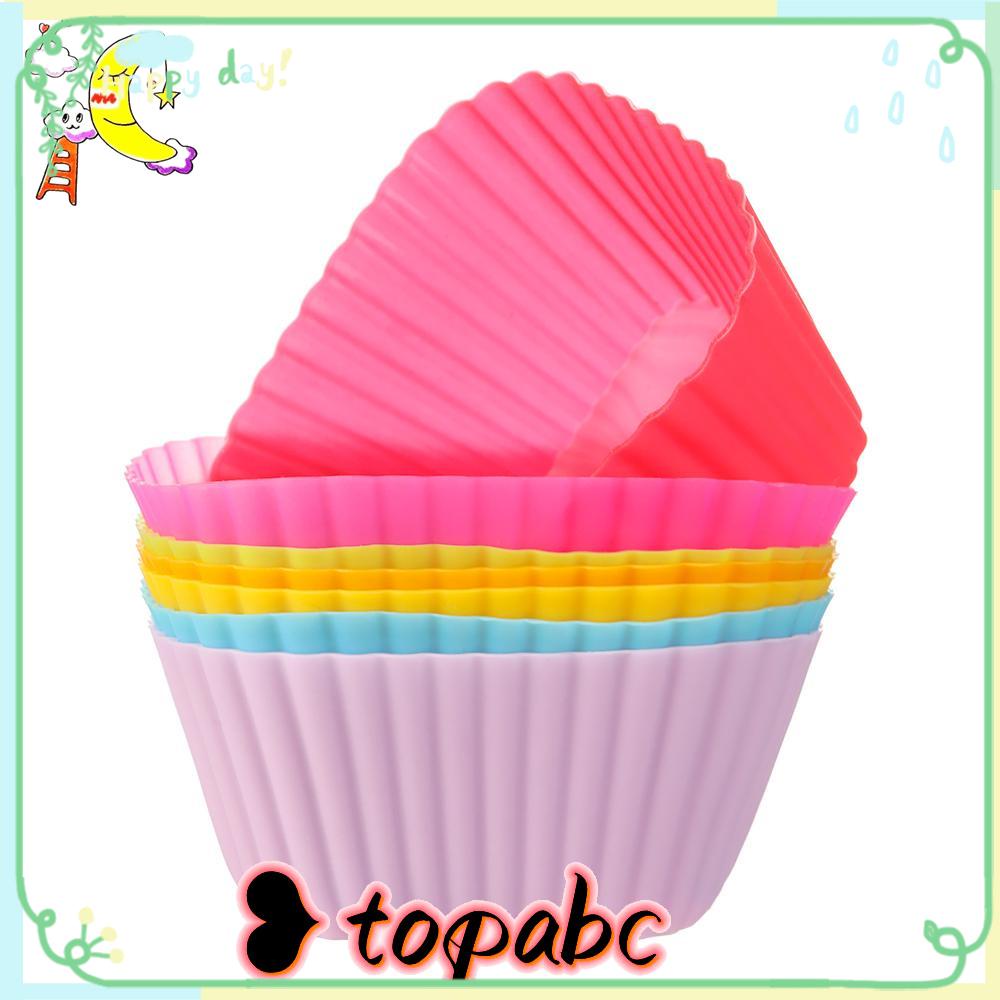 TOP Cetakan Kue Warna Random DIY Muffin Cases Kertas Pembungkus Baking
