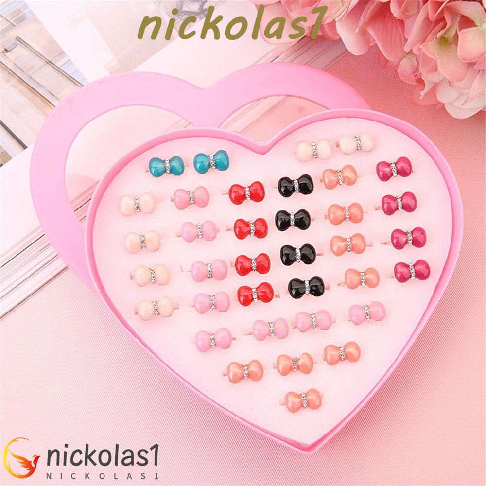 NICKOLAS1 Kotak Cincin Perlengkapan Perhiasan Tempat Cincin Pink Display Cincin Bentuk Hati