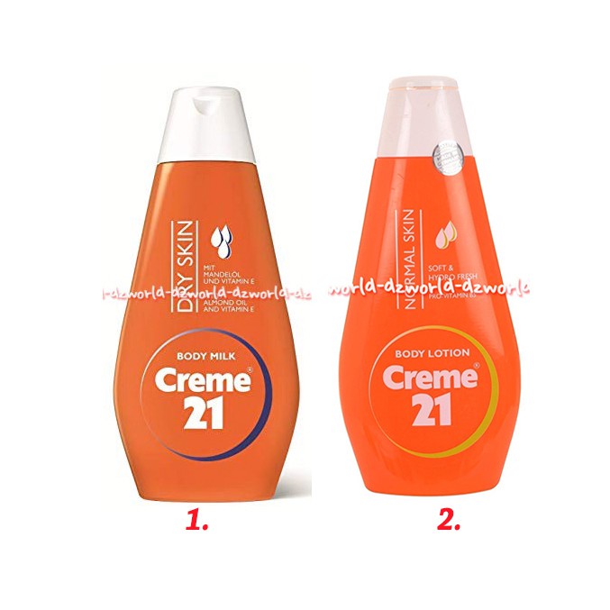 Creme 21 Body Lotion Dry Skin Normal Skin Normal Skin 250ml Untuk Perawatan Kulit Sehari Hari Creme21