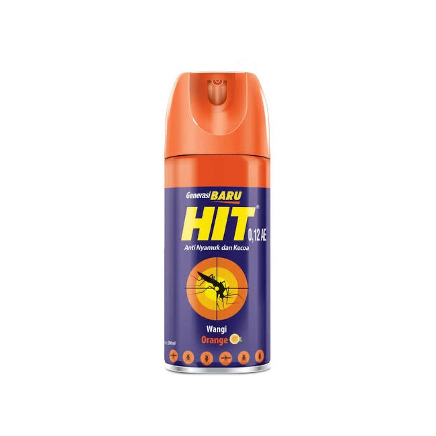 Hit Aerosol Spray 200Ml Obat Nyamuk Semprot Dan Serangga