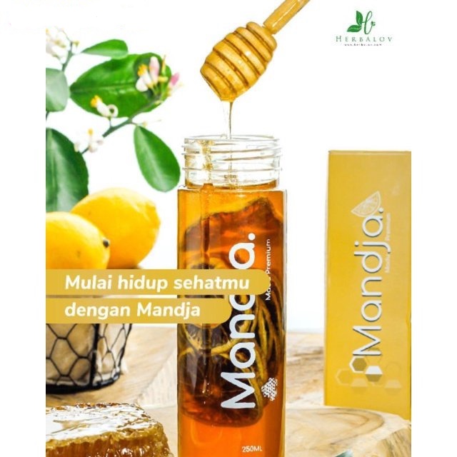 

MANDJA by Herbalov Minuman Madu + Lemon Kering Minuman Kesehatan BPOM