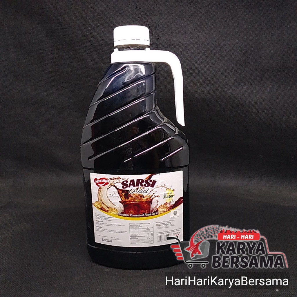 

NARAYA SYRUP SIRUP SARSI CORDIAL BOTOL 2 LITER