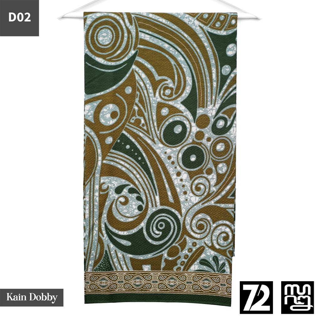 KAIN BATIK DOBBY Premium Motif Abstrak Warna Merah 723913 Cap 72