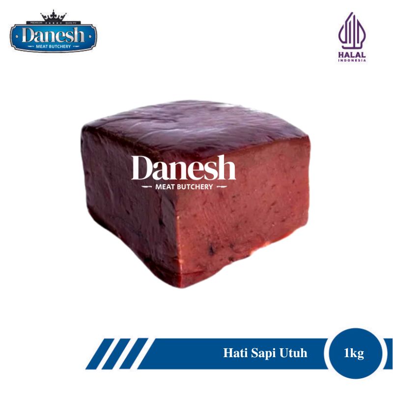 Hati Sapi Berat 1kg Halal Liver Sapi Daging Sapi Frozen Food