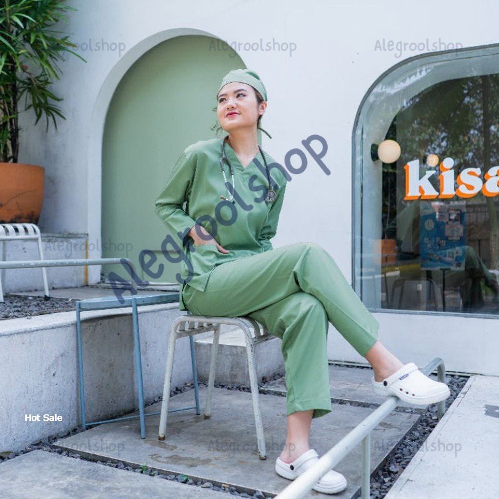 Doctor Scrub's Baju OK Lengan Panjang series 'My Basic'