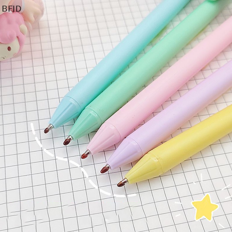 [BFID] Kartun Pena Netral Siswa Menulis Hitam Peluru Titik Ball Point Pulpen 0.5mm Girly Boneka Dekorasi Hadiah Sekolah Alat Kantor [ID]