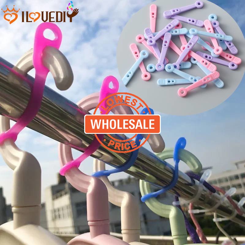 [Harga Grosir] Klip Gantungan Baju/Hanger Strip Silikon Anti Jatuh/Clothe Anti Jatuh Gantungan Gesper Strip Silikon Jatuh/Windproof Drying Shelves Hook/