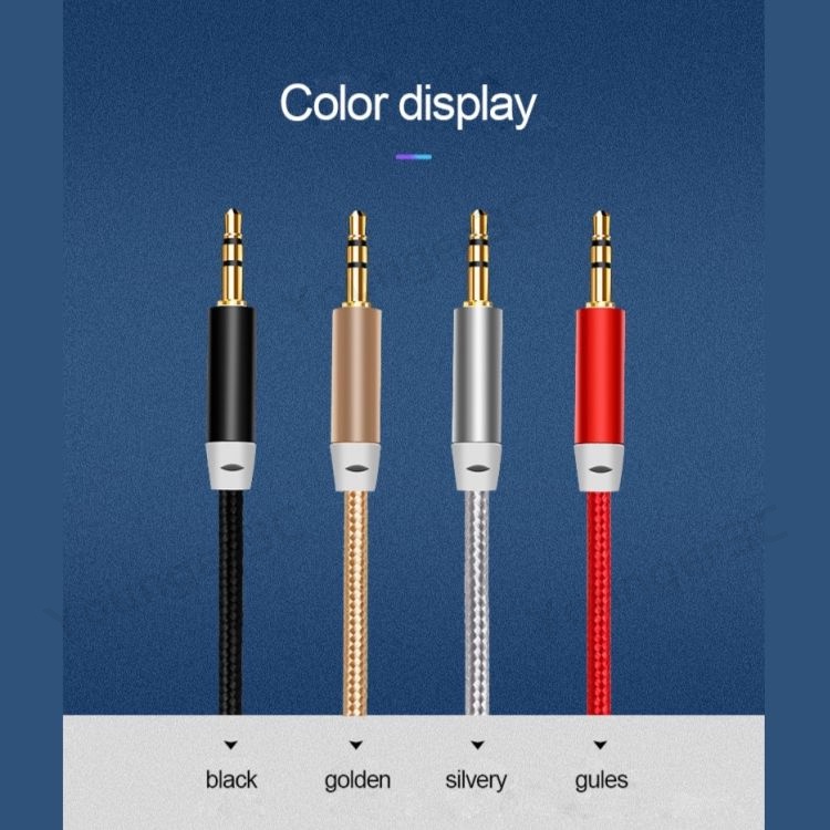 3.5mm Aux Audio Kabel 1/2/3 Meter Male To Male Speaker untuk Kabel Headphone Audio HP Audio Mp3