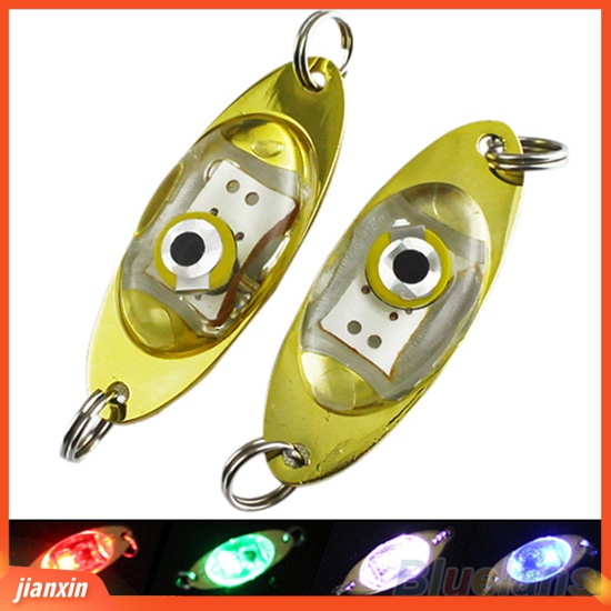 (In Stock) LED Deep Drop Bentuk Mata Bawah Air Memancing Cumi Ikan Lure Light Lampu Kedip