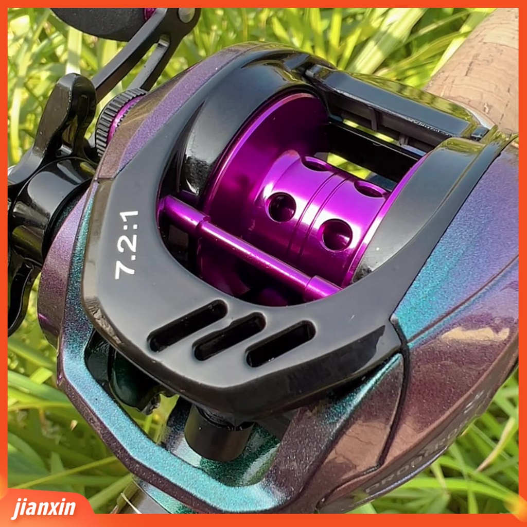 (In Stock) Metal Low-Profile Fish Reel Ringan Gapless ic Rem Angling Reel Memancing Aksesori