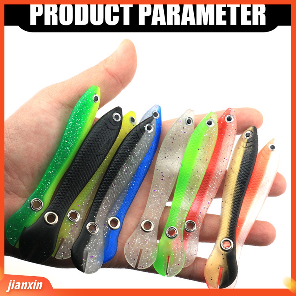 (In Stock) 10cm /6g Didedikasikan Umpan Pancing Ganda Warna Proses Pemisahan Ketangguhan Kuat Umur Panjang Umpan Buatan Yang Berguna Untuk Pecinta Memancing