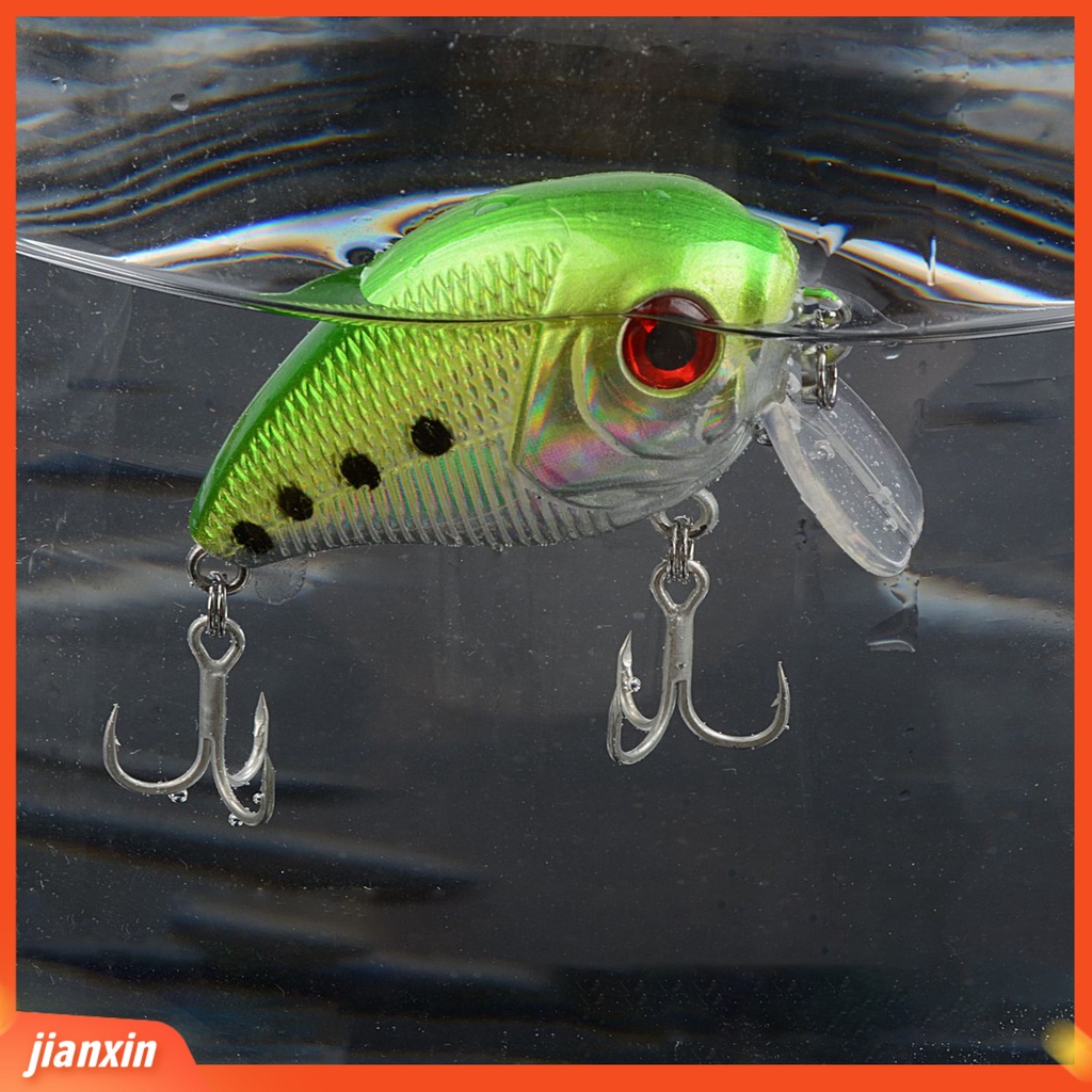 (In Stock) 4.4cm /6g Umpan Bionic Tajam Kait Simulasi Realistis Reflektif Angling Plastik Penggemuk Kecil Mengambang Batu Umpan Memancing Luar Ruangan
