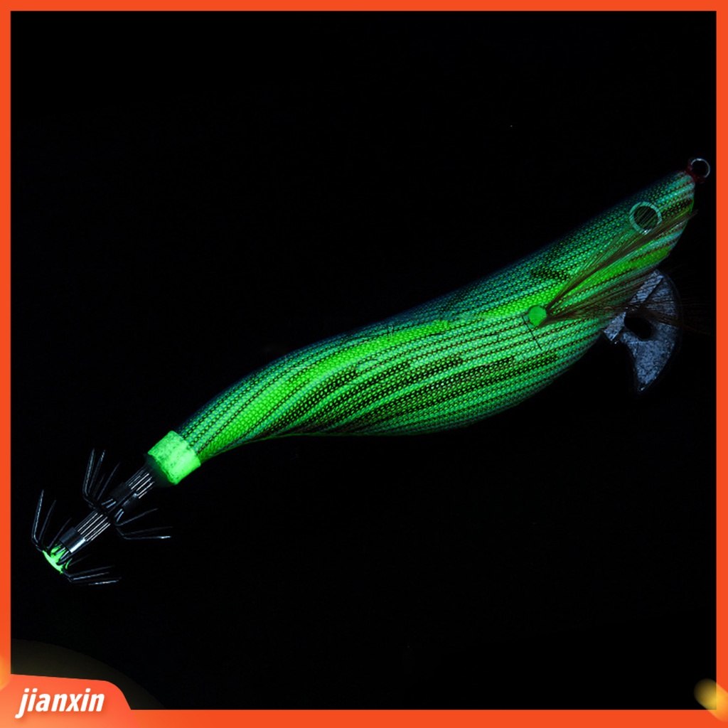 (In Stock) 15g /21g 92mm /110mm Jig Lures Kait Payung Ganda Ikan Menarik Ikan Cumi Cumi-Cumi Nyata Tampak Nyata Jig Umpan Untuk Memancing