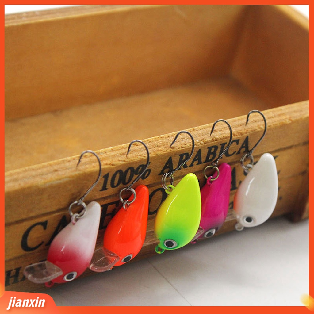 (In Stock) Umpan Pancing Ikan Kecil Palsu Wobbler Bait Tackle Dengan Single /Treble Hook Untuk Ikan Gurame