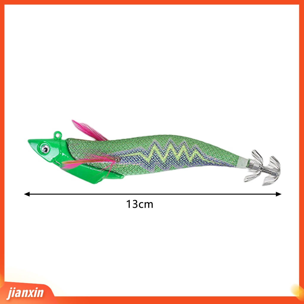 (In Stock) Umpan Pancing Gurita Luminous Plastic Ultra-Sharp Egi Hard Squid Jigs Untuk Memancing