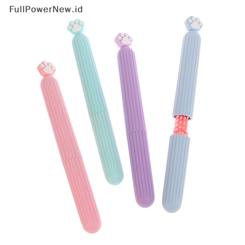 Power Lucu Travel Portable Plastik Airbag Sisir Kecil Sikat Rambut Cartooncat Claw Series Gadis Kecil Pena Sisir ID