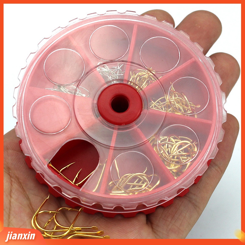 (In Stock) 121Pcs /Set Baja Karbon Kuat Aneka Ukuran Fishhook Pancing Hooks Tackle Tool