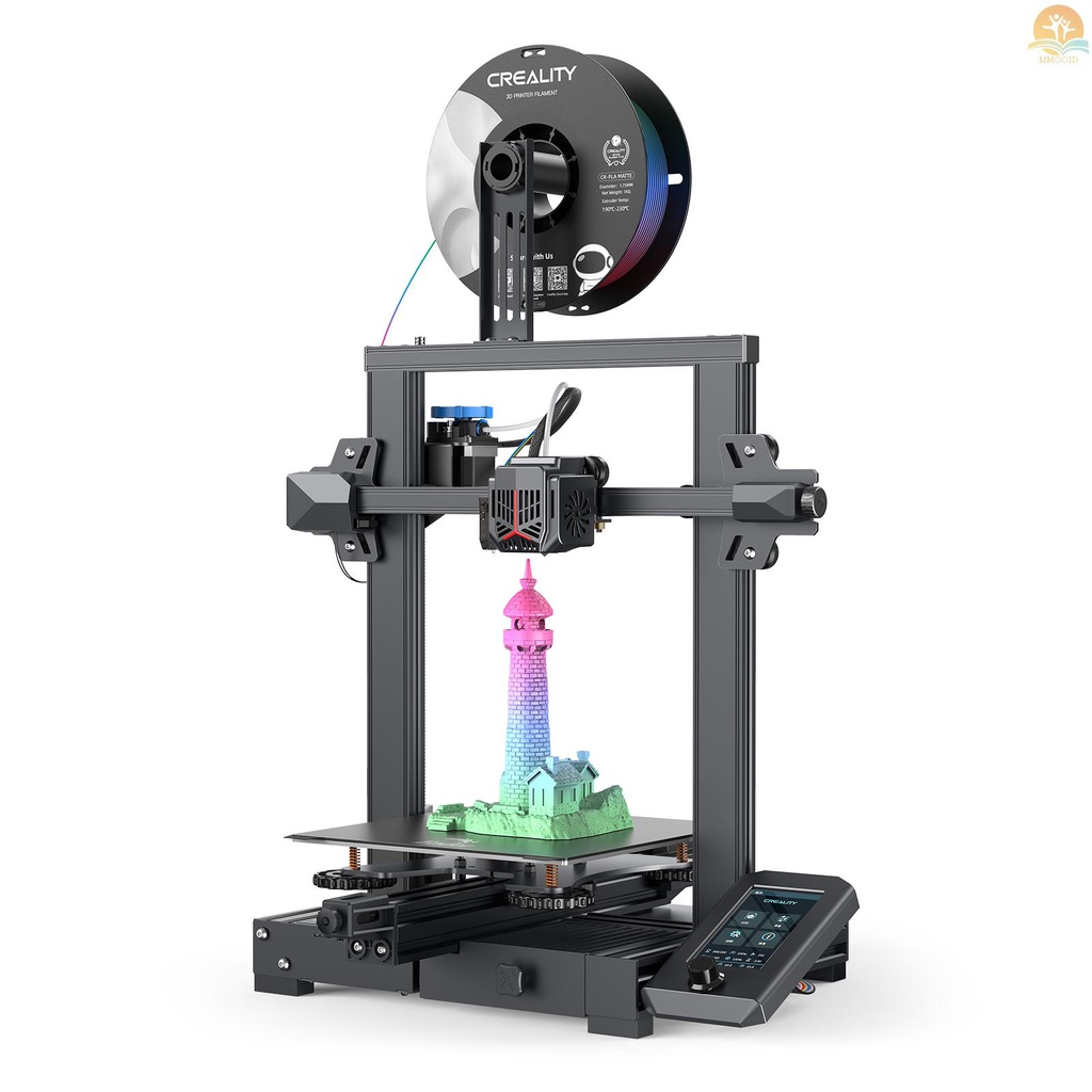 In Stock Creality 3D Ender-3 V2 Neo Desktop 3D Printer FDM Mesin Cetak 3D Dengan 220*220*250mm Build Volume CR Sentuh Auto Leveling Full Metal Extruder Flexible Magnetic Platfo