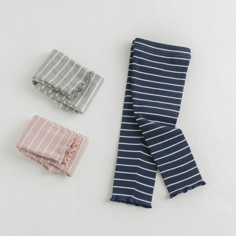 ZASKIYA- Legging Lalia Panjang / Legging Panjang Anak Motif Salur