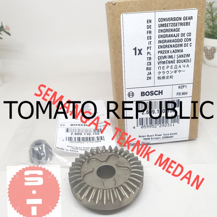 Murah CROWN BEVEL GEAR GIGI GERINDA TANGAN BOSCH GWS5100 GWS060 GWS 060 SET GBJ791