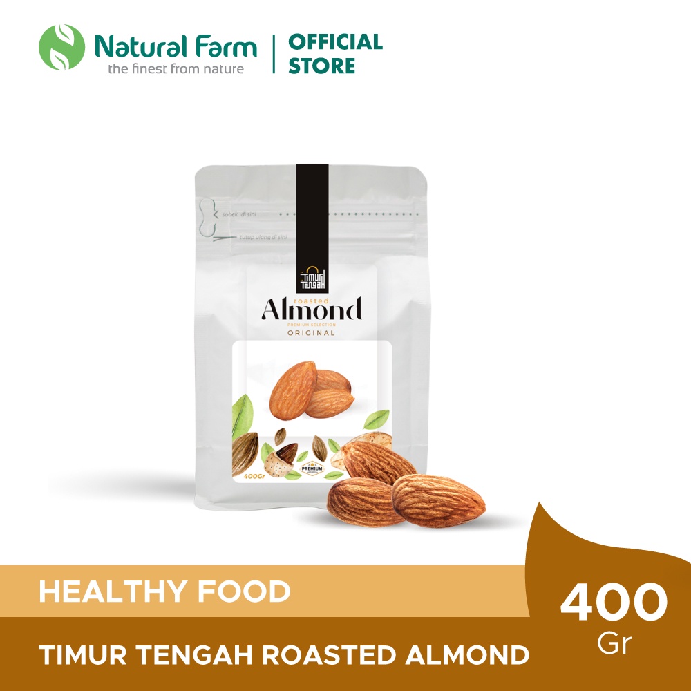 

Timur Tengah Kacang Almond Roasted - 400gr