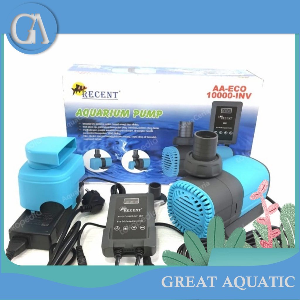 pompa celup kolam ikan kelas dewa recent AA ECO INV 10000