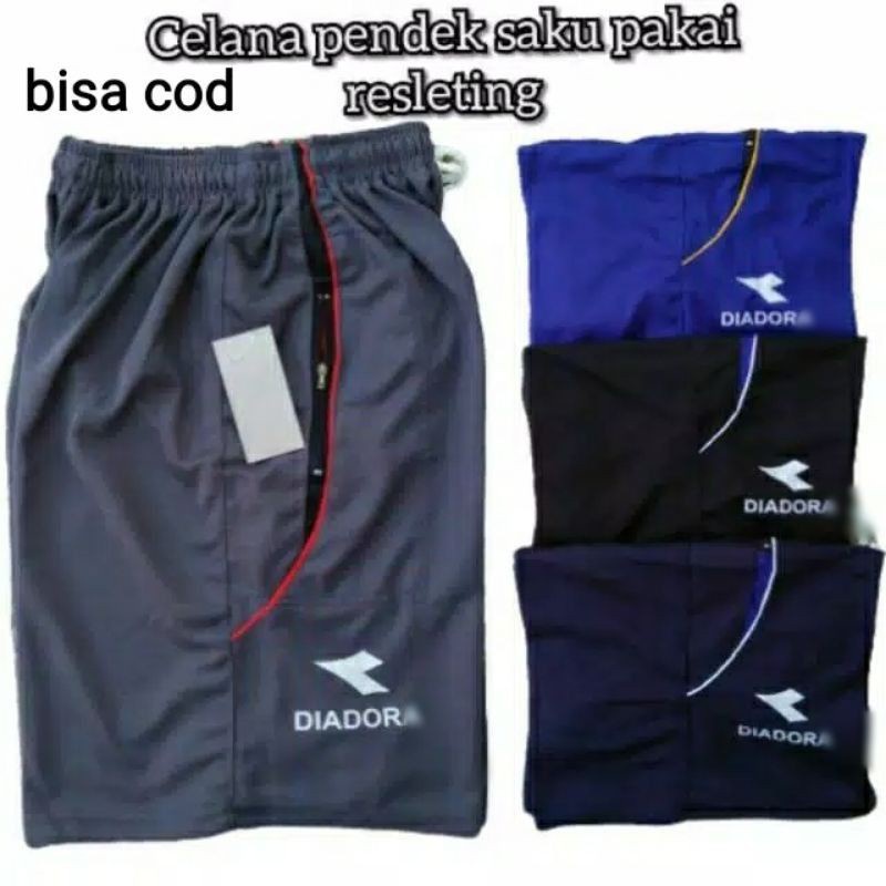 celana kolor pendek saku Resleting/kerren/santai/cowok/pria/cewek/dewasa/remaja