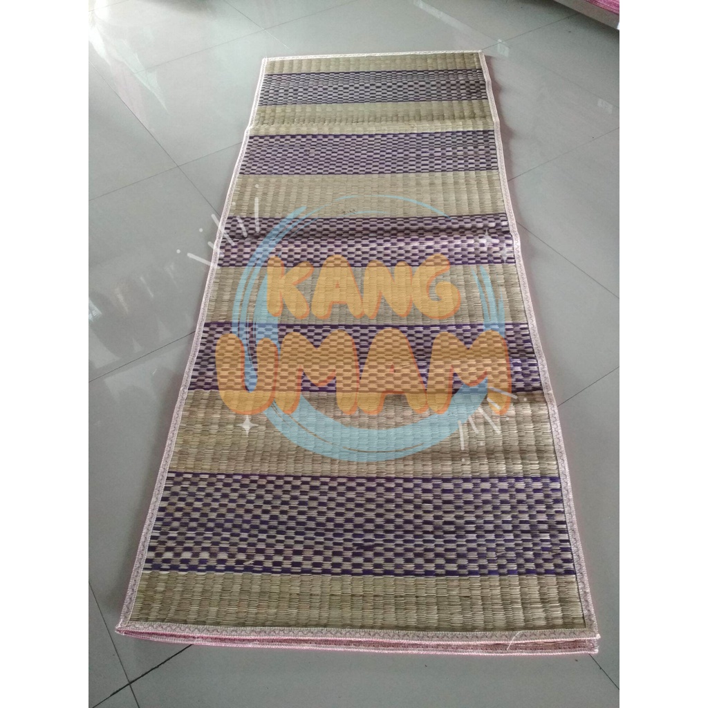 tikar sajadah tikar mendong  pandan tikar tradisional ukuran 75x190