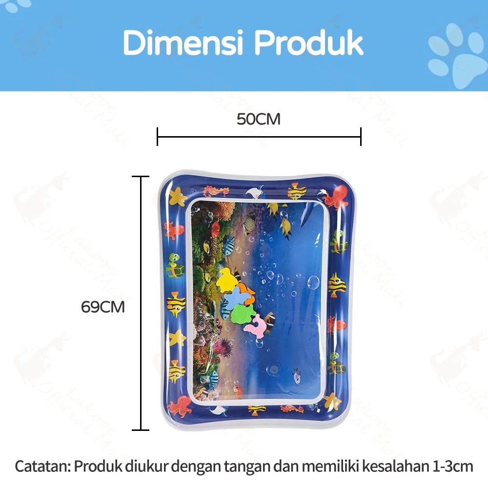 Moony Baby water pad matras air bayi anak Baby kids water play mat playmat mainan edukatif