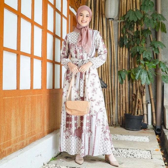 elka_looks Dress Rona Gamis Maxmara Busui Size S - XL