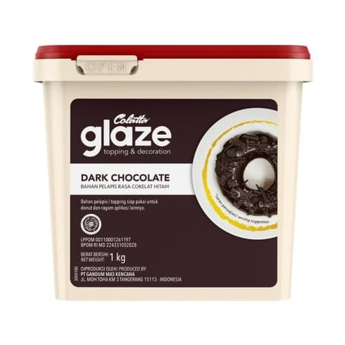 

✨Ready Stok✨ - Colatta Glaze Dark 1kg