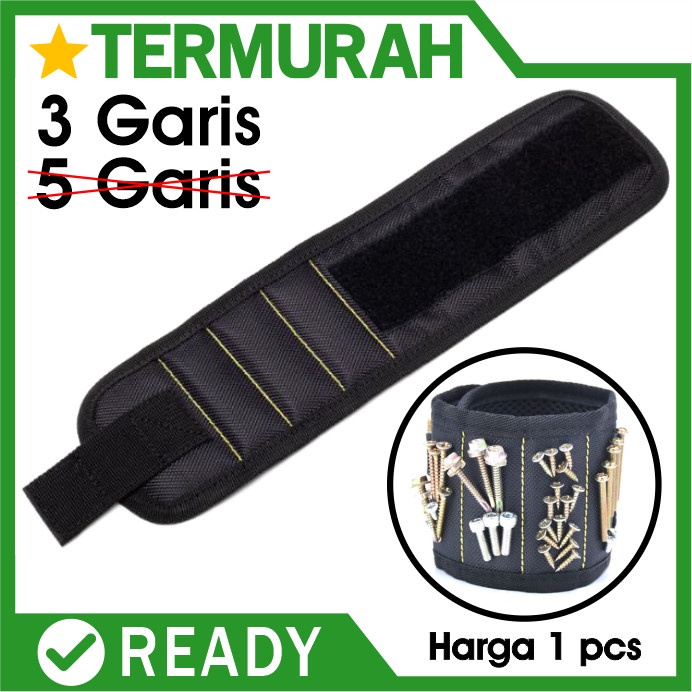 gelang sabuk magnet tukang kontraktor konstruksi Magnetic Wristband