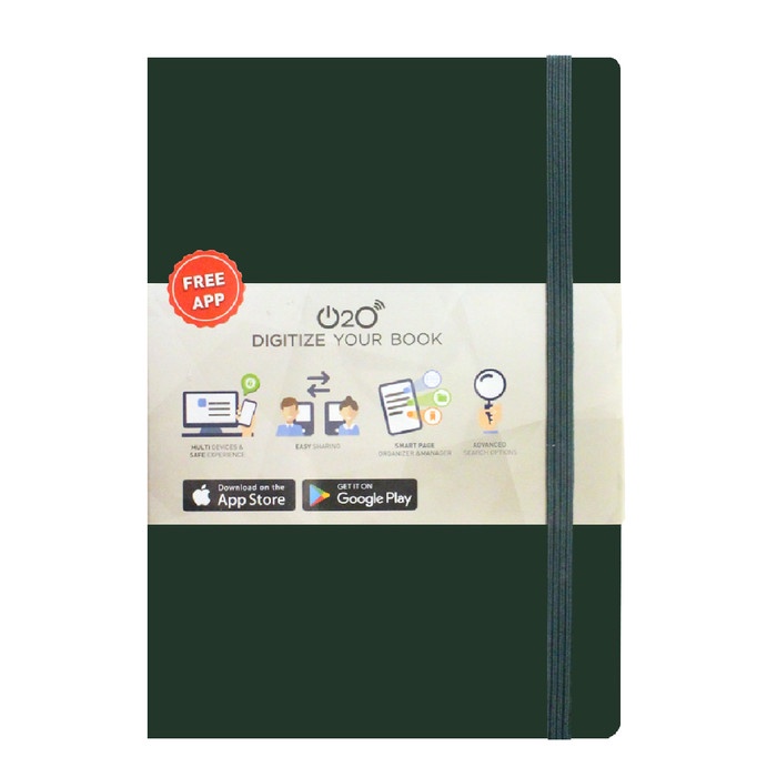 

✨BISA COD✨ -O2O Journal Dark Green NBAFI-HC007