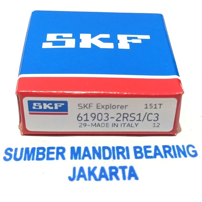 Bearing 61903 / 6903 2RS1 C3 SKF