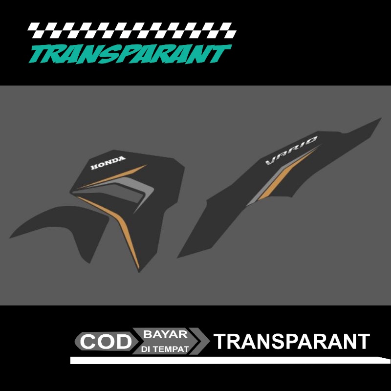 STRIPING VARIO NEW 125 TERBARU 2023 TRANSPARAN ORIGINAL striping transparant viral keren bisa cod