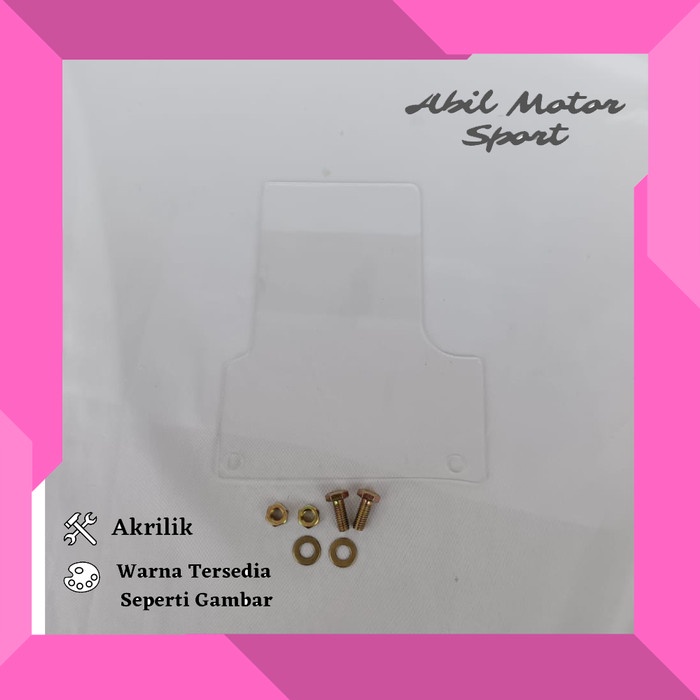 MUDFLAP NMAX NEW BAHAN AKRILIK PENAHAN LUMPUR NMAX MIKA AKRILIK NMAX ABIL MOTORSPORT