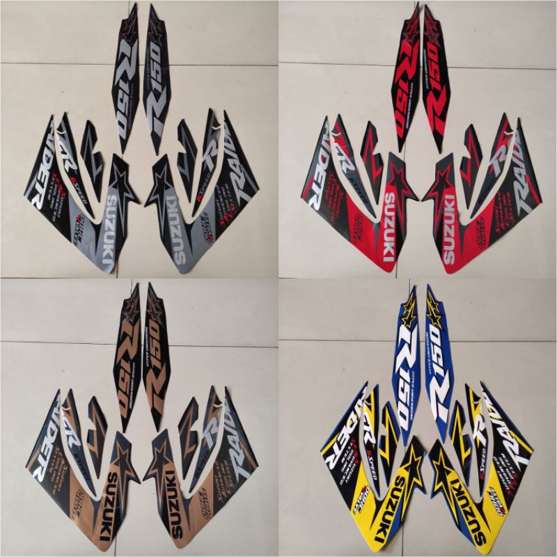 COD STRIPING SATRIA FU RAIDER 2013 2014 RAIDER THAILAND BEEKUALITAS