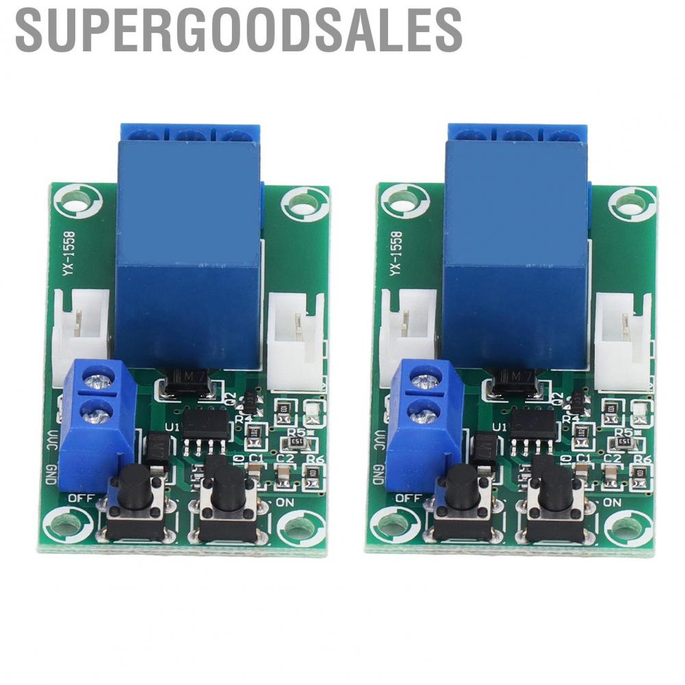 Supergoodsales 2X 12V Single Channel RS Trigger Circuit On Off Relay Module