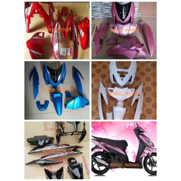 TERMURAH!! COVER BODY HALUS Honda Vario CW 110 Karbu 2006 2007 2008 2009 Fullset Body Halus & Kasar