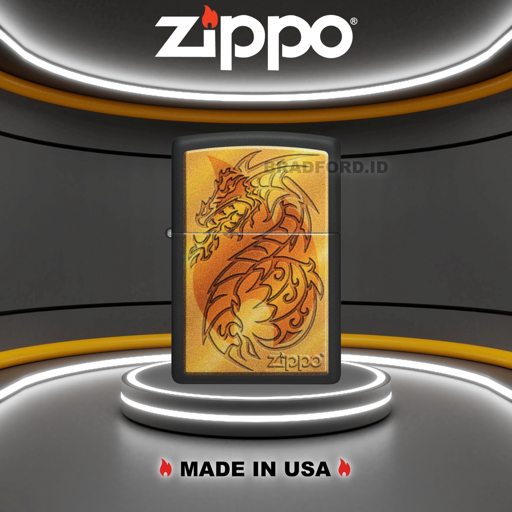 Zippo Original Garansi Resmi Medieval Mythological Design 48364 Made In USA