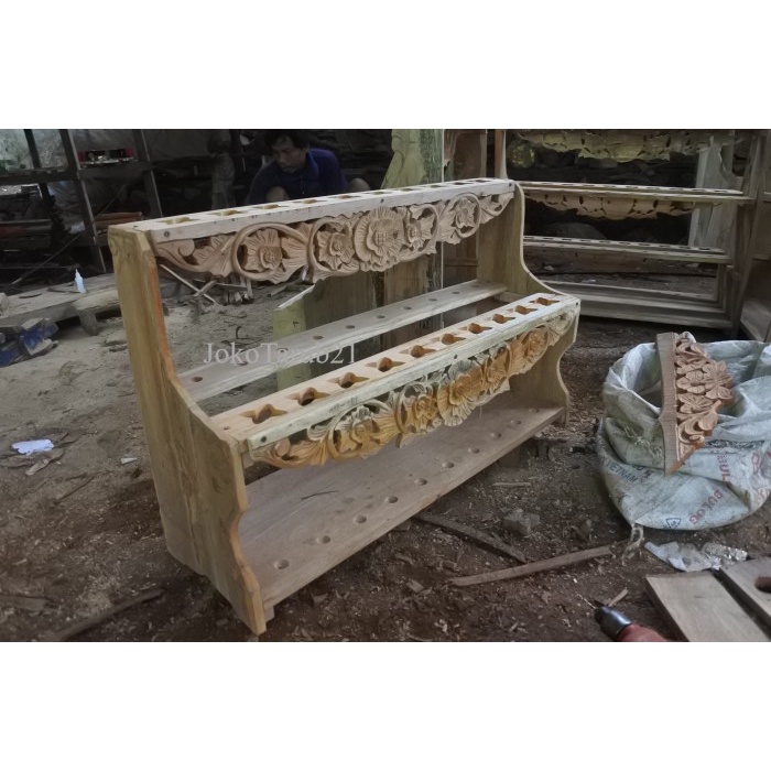 jagrak keris ukir isi 20 bkn keris megantara sengkelat sabuk intan antik