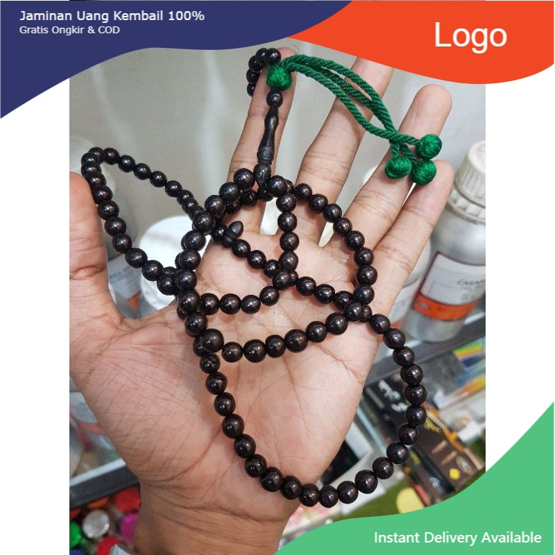 Tasbih kaokah hitam rumbai turky