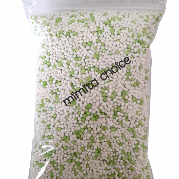 

Sagu mutiara thaiand mix putih hijau 250gram