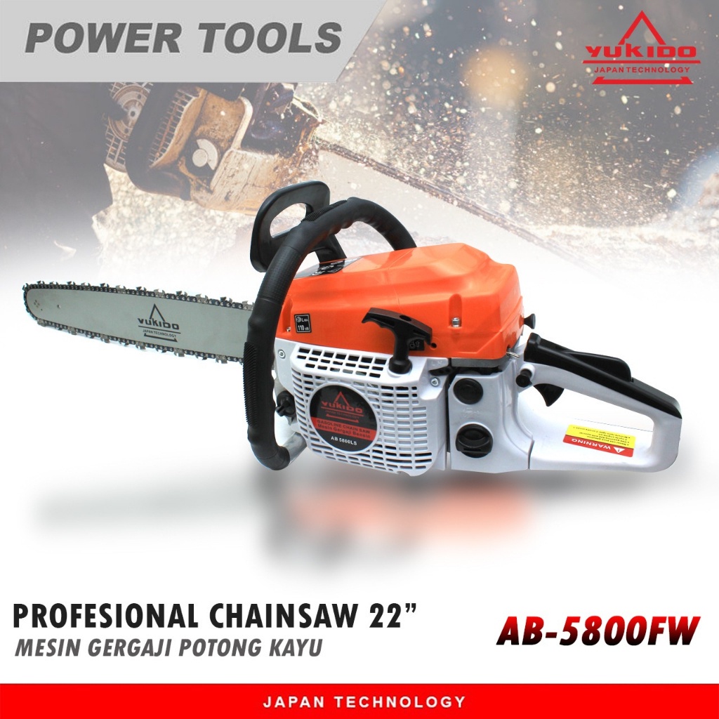 NEW Mesin Gergaji Chain Saw JAPAN Teknology Mdel STHHIIL TERMURAHMesin ChainSaw 22 In YUKIDO 2