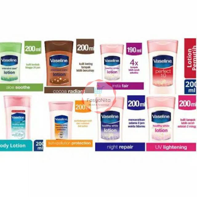 Vaseline hand&body lotion 200 ml