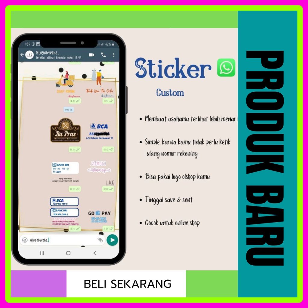 

Sticker Costum Norek Atas Nama Sendiri Termurah