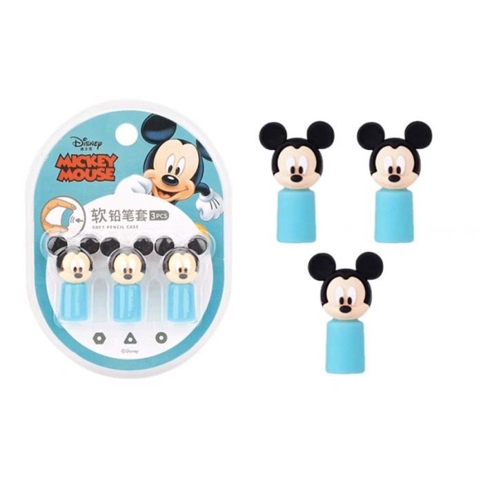 

disney silicone pencil cover tutup pensil karet Import Murah