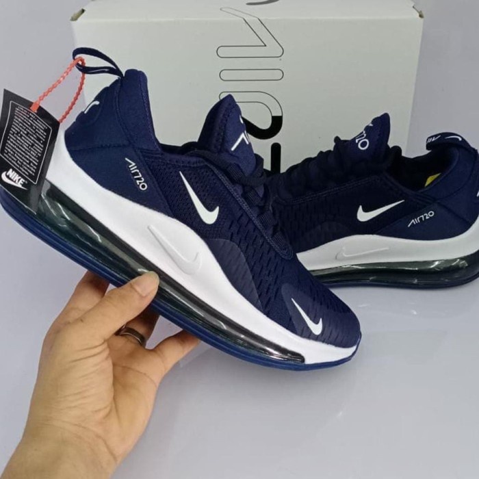 Sneakers Pria Nike Airmax 720 Premium / Sepatu Pria Import Terlaris - Navy, 40